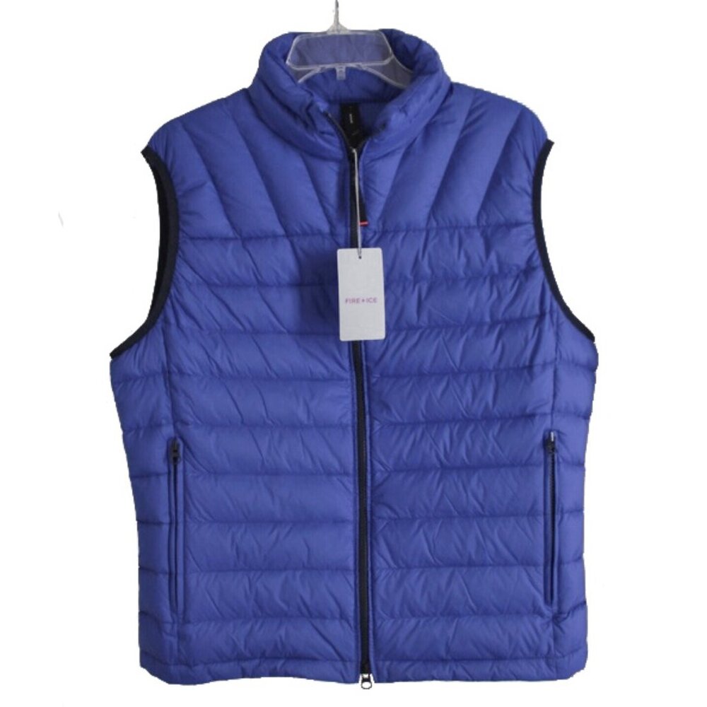 NEW Bogner Fire & Ice LEVY-DO Down Puffer Vest! e 58 US 48 3XL Purplish Blue